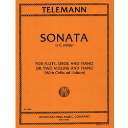 Sonata in C minor - Flute, Oboe, and Piano (or Violin Duet with Piano)