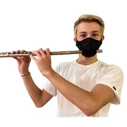 Cousin's Flute Mask - Black