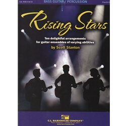 Rising Stars for Classical Guitar Ensemble - Bass Guitar/Percussion Book