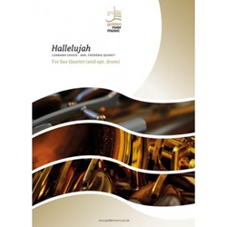 Hallelujah - Saxophone Quartet (optional Drum Set)