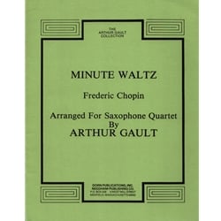 Minute Waltz - Sax Quartet (SATB)