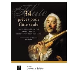 34 Pieces for Solos Flute - Flute Unaccompanied