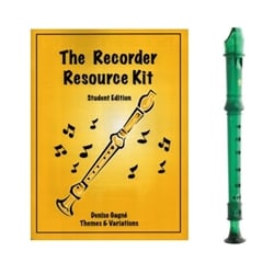 Candy Apple 2-pc Green Recorder & Recorder Resource Kit Book