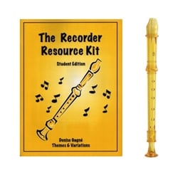 Candy Apple 2-pc Gold Recorder & Recorder Resource Kit Book