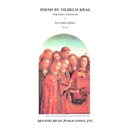 Poems by Vilhelm Krag, Op. 60 - Voice and Piano