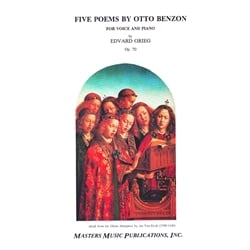 Five Poems by Otto Benzon, Op.70 - Voice and Piano