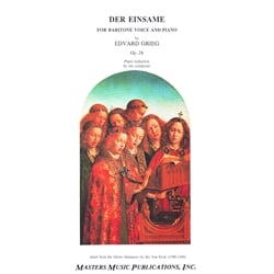 Der Einsame, Op. 28 - Baritone Voice and Piano