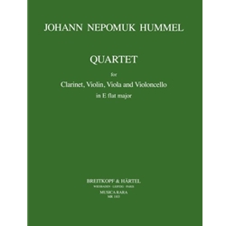 Quartet in E-flat Major - Clarinet, Violin, Viola, and Cello