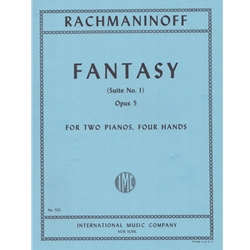Fantasy (Suite No.1) Op.5 - 2 Pianos, 4 Hands