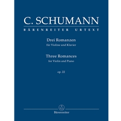 3 Romances, Op. 22 - Violin and Piano