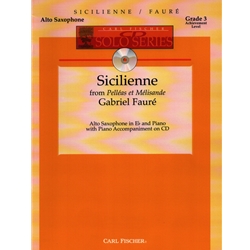 Sicilienne (Book and CD) - Alto Sax and Piano