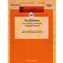 Sicilienne (Book and CD) - Alto Sax and Piano