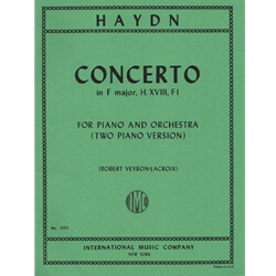 Concerto in F Major, Hob. XVIII:F1 - Piano Concerto