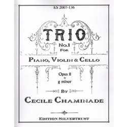 Trio No. 1 in G Minor, Op. 11 - Piano, Violin and Cello
