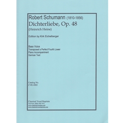 Dichterliebe, Op. 48 - Transposed for Bass Voice