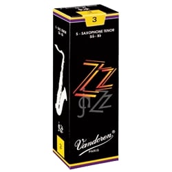 Vandoren ZZ Tenor Saxophone Reeds - 5 Count Box