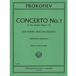 Concerto No. 1 In D-flat Major, Op. 10 - Piano