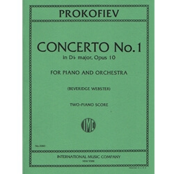 Concerto No. 1 In D-flat Major, Op. 10 - Piano
