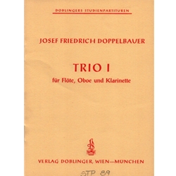 Trio No. 1 for Flute, Oboe, and Clarinet - Study Score