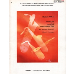 Approach to Contemporary Music, Vol. 1 - Saxophone Etudes