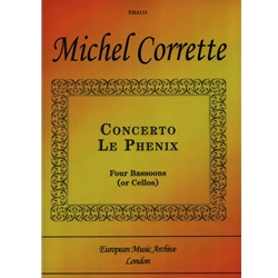 Concerto Le Phenix - Bassoon Quartet (or Cello Quartet)