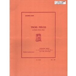 3 Pieces - Oboe, Clarinet, and Bassoon
