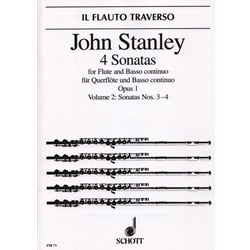 4 Sonatas, Op. 1 Vol. 2 - Flute and Piano