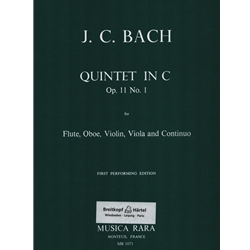 Quintet in C, Op. 11 No. 1 - Flute, Oboe, Violin, Viola, and Basso continuo