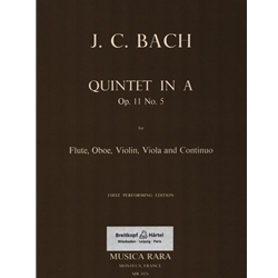 Quintet in A major, Op. 11 No. 5 - Flute, Oboe, Violin, Viola, and Continuo