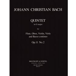 Quintet in G major, Op. 11 No. 2 - Flute, Oboe, Violin, Viola, and Basso continuo