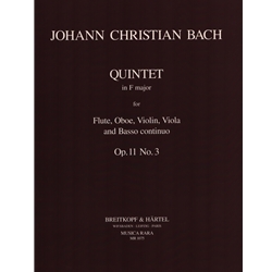 Quintet in F major, Op. 11 No. 3 - Flute, Oboe, Violin, Viola, and Basso continuo