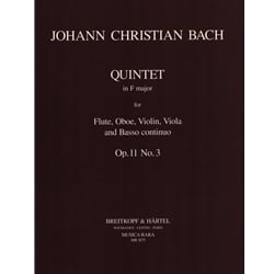 Quintet in F major, Op. 11 No. 3 - Flute, Oboe, Violin, Viola, and Basso continuo