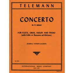 Concerto in A minor - Flute, Oboe, Violin, and Piano