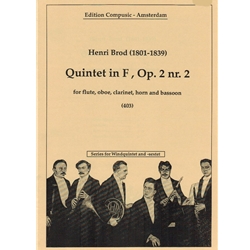 Quintet in F, Op. 2 No. 2 - Woodwind Quintet