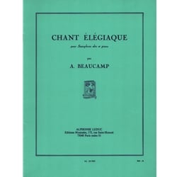 Chant Elegiaque - Alto Sax and Piano