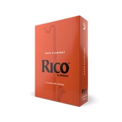 Rico by D'Addario Bass Clarinet Reeds - 10 Count Box