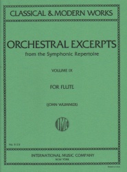 Orchestral Excerpts, Volume 9 - Flute