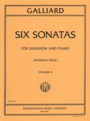 6 Sonatas, Vol. 2 - Bassoon and Piano