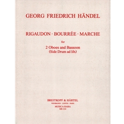 Rigaudon, Bouree, and Marche - Two Oboes and Bassoon