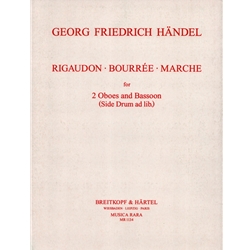 Rigaudon, Bouree, and Marche - Two Oboes and Bassoon