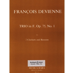 Trio in F major, Op. 75 No. 1 - 2 Clarinets and Bassoon