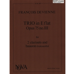 Trio in E-flat, Op. 75 No. 3 - 2 Clarinets and Bassoon