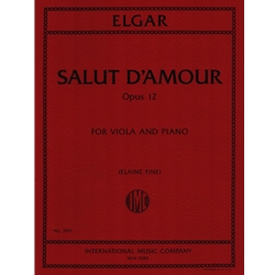 Salut D'Amour, Op. 12 - Viola and Piano