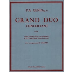 Grand Duo Concertant, Op. 51 - Flute Duet (or Mixed Duet) with Piano
