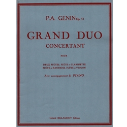 Grand Duo Concertant, Op. 51 - Flute Duet (or Mixed Duet) with Piano