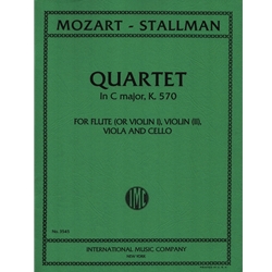 Quartet in C major, K. 570 - Flute (or Violin), Violin, Viola, and Cello