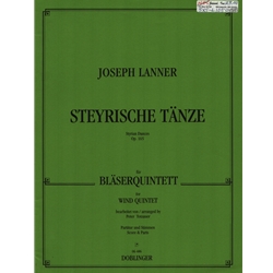 Styrian Dances, Op. 165 - Woodwind Quintet