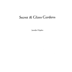 Secret and Glass Gardens - Piano Solo
