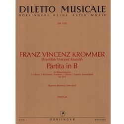 Partita in B-flat, Op. 45, No. 3 - Full Score
