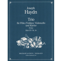 Trio in D major, Hob. XV:16 - Flute (or Violin), Cello, and Piano
